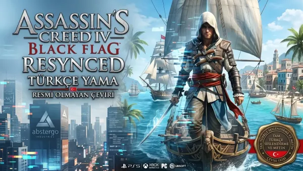 Assassins Creed Black Flag Resynced Türkçe Yama