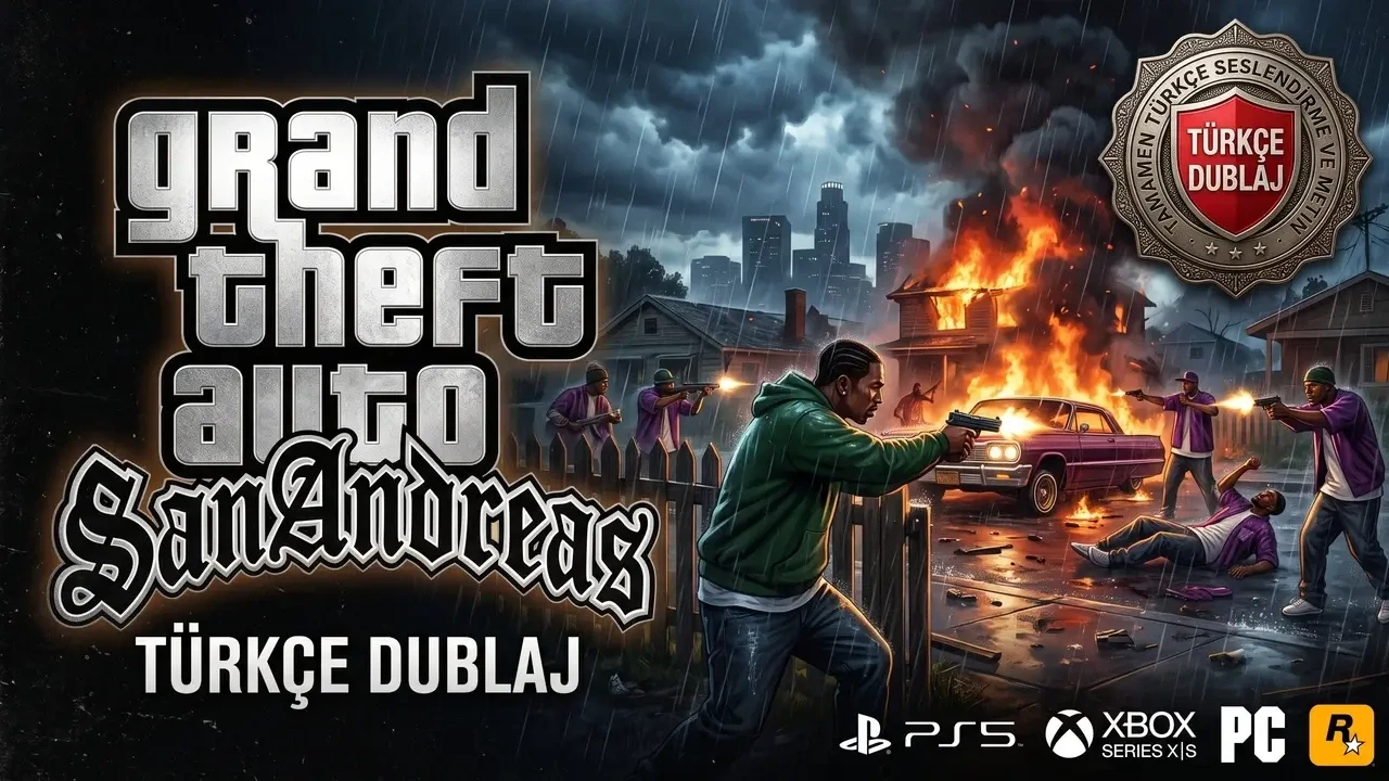 GTA SanAndreas Türkçe Dublaj PS5